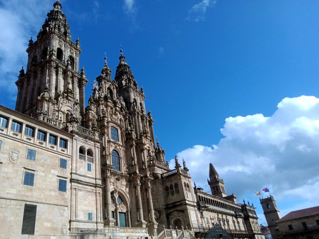 Fachada de la catedral de Santiago de Compostela